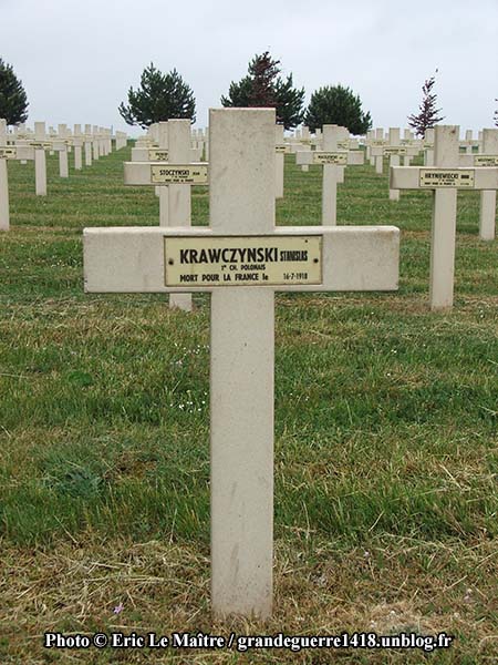 Tombe du soldat Stanislas Krawczki