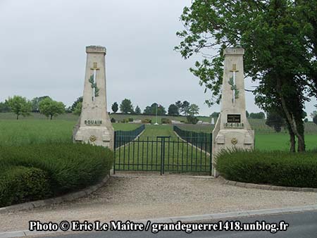 Entrée principale de la Nécropole nationale de Souain-Perthes-lès-Hurlus