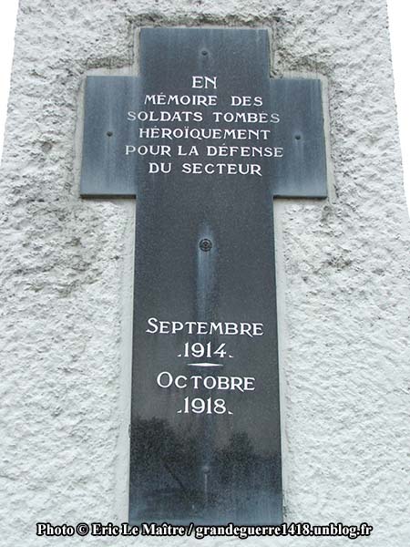Monument de La Pompelle - PC en forme de croix