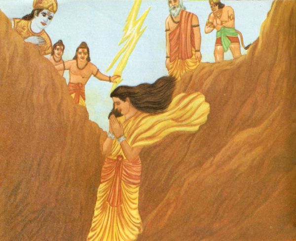 Znalezione obrazy dla zapytania sita found in earth ramayana