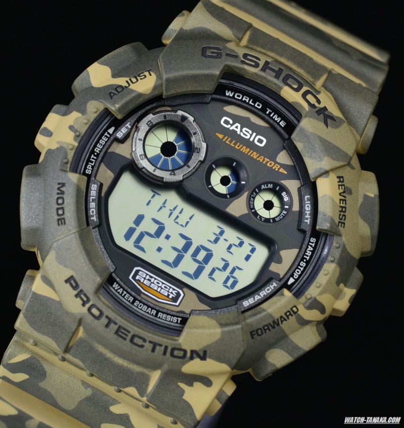 casio camouflage watch