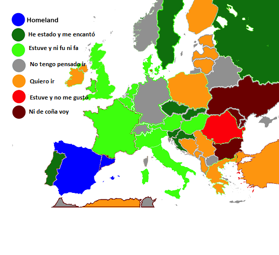 Postea tu mapa de Europa.