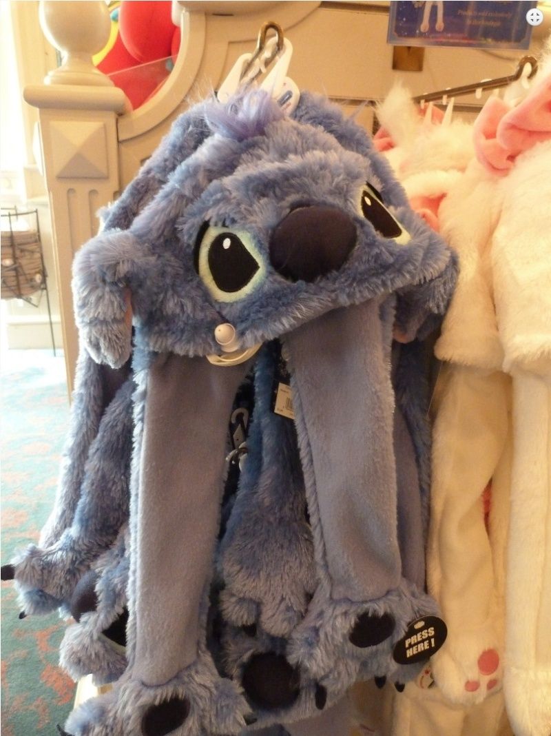 Bonnet avec Oreille qui Bouge Stitch - Bonnet Bleu d'hiver rigolo
