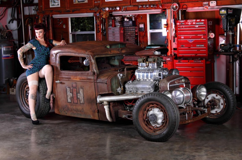 Hot Rod Custom And Classic Car Babes Page 6