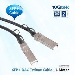 10Gtek SFP+ DAC Twinax Cable 1m, AWG30, Passive