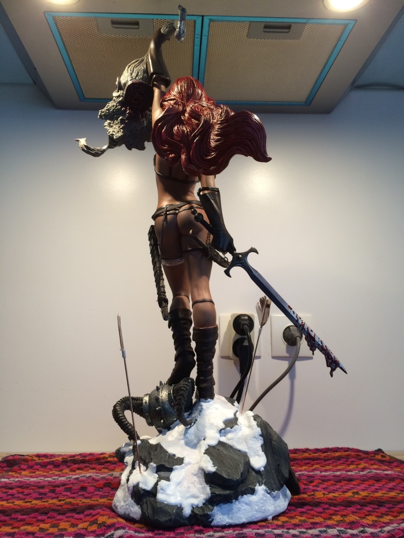 frank cho red sonja statue