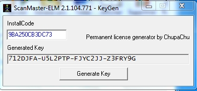 Scanmaster elm keygen free keys